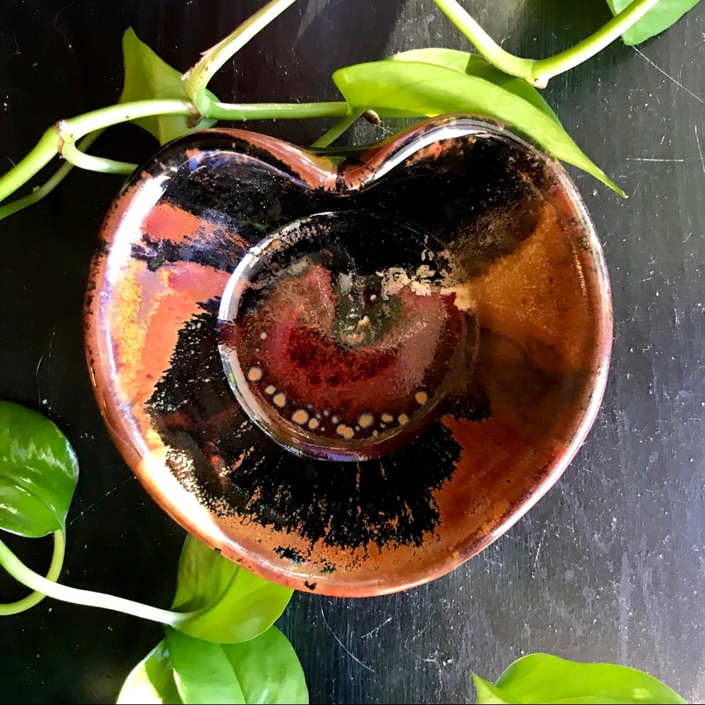 *SOLD* Handmade Heart Shaped Bowl